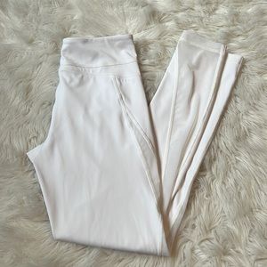 White Legging w Mesh Sides